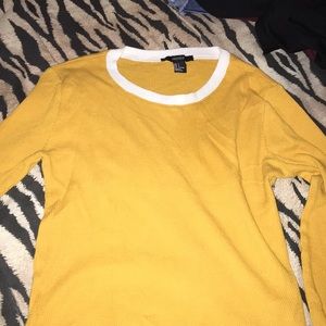 Forever 21 yellow top